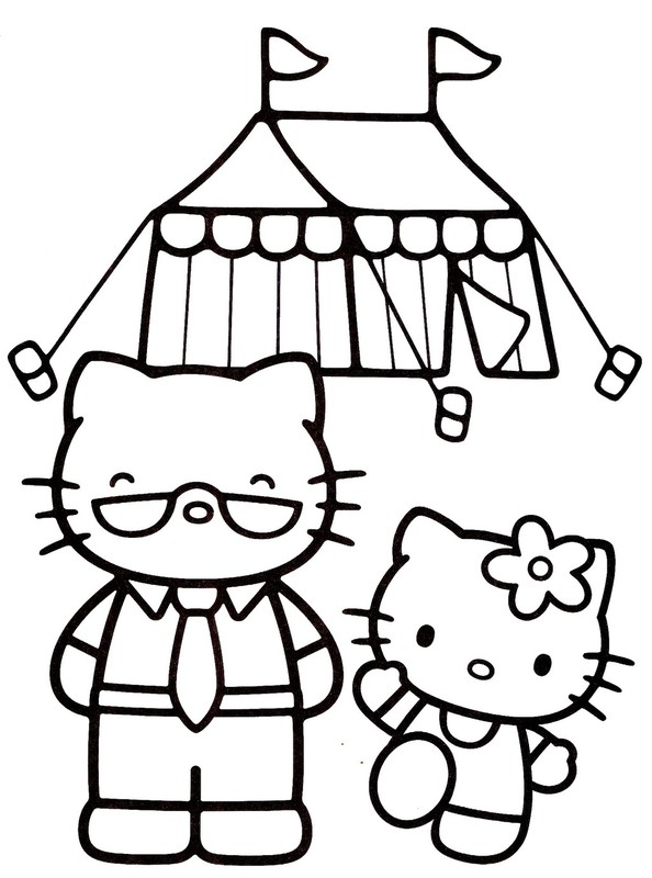 COLORIAGE HELLO KITTY - 22