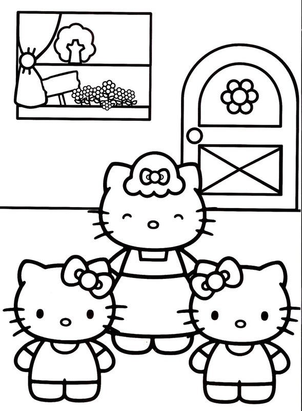 COLORIAGES HELLO KITTY - 20