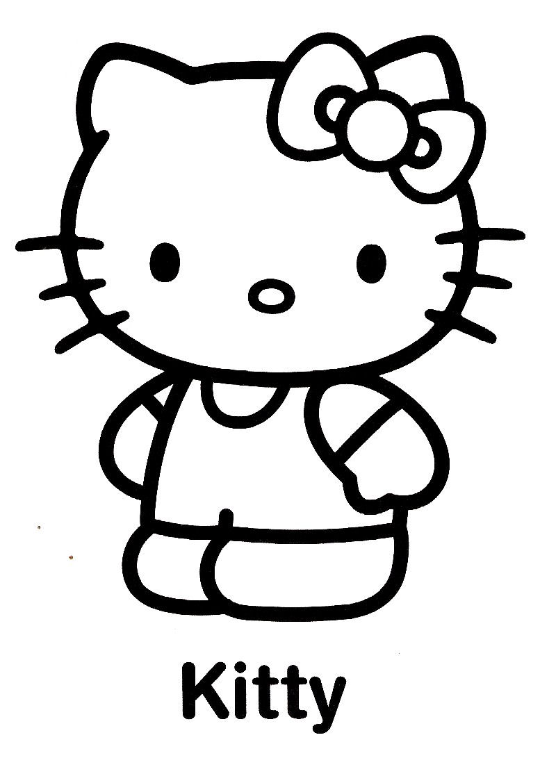 COLORIAGE HELLO KITTY  24